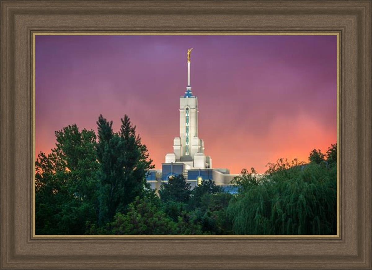 Mount Timpanogos Temple Gradient Sky