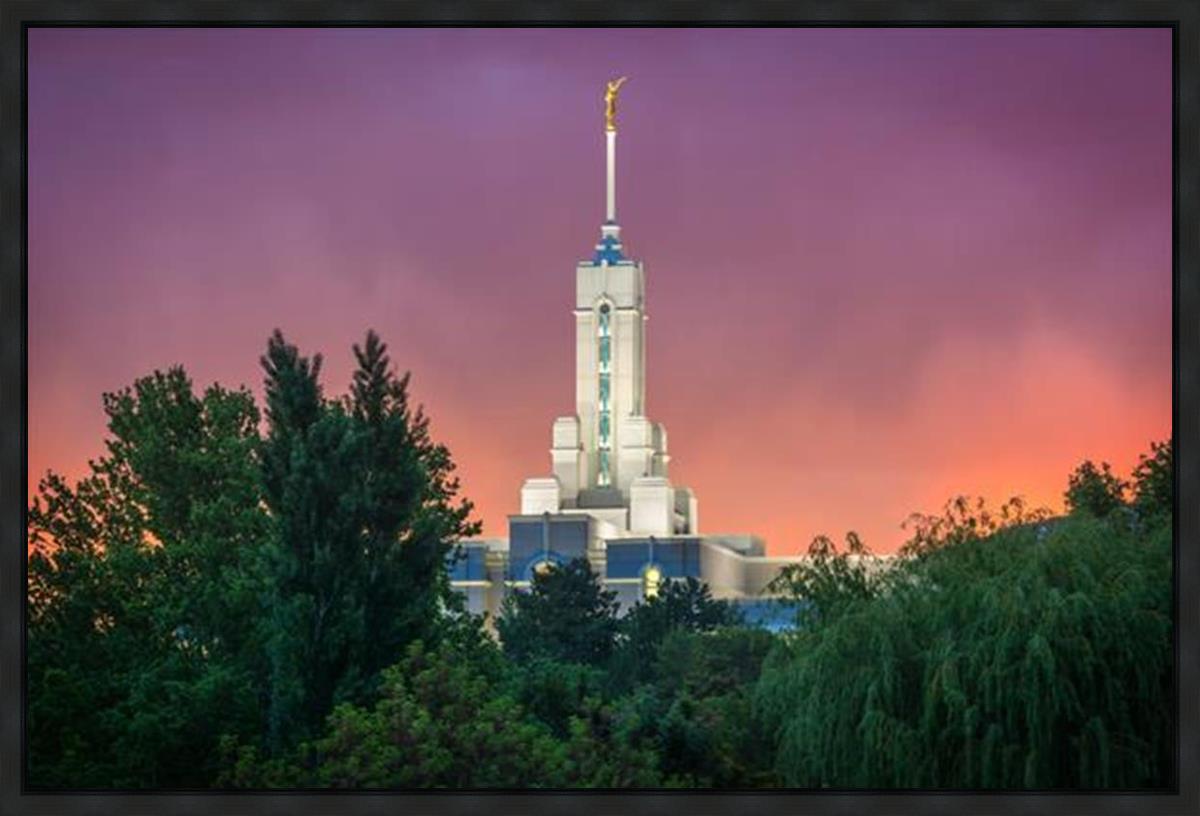 Mount Timpanogos Temple Gradient Sky