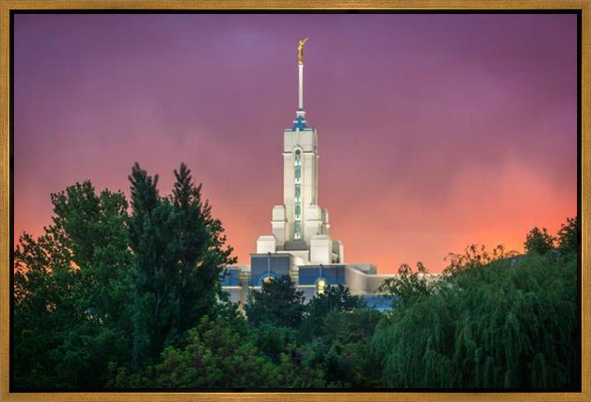 Mount Timpanogos Temple Gradient Sky
