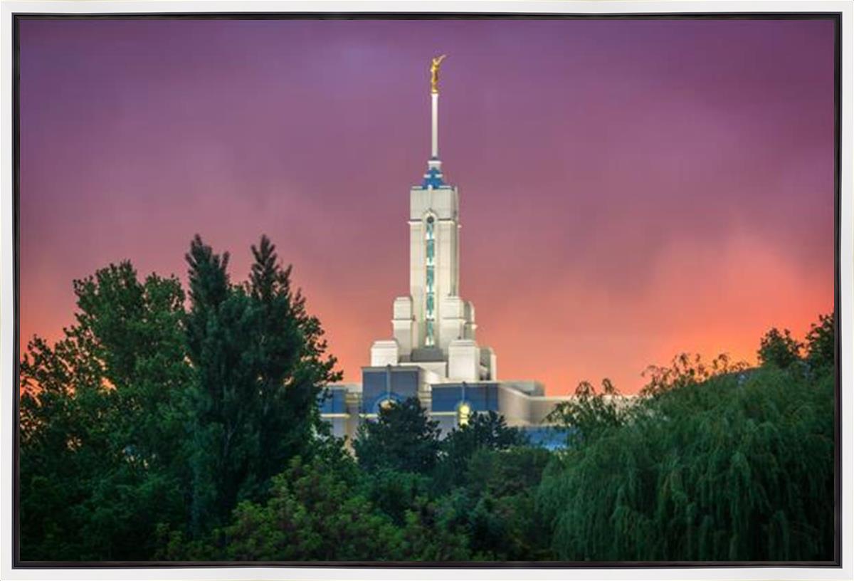 Mount Timpanogos Temple Gradient Sky