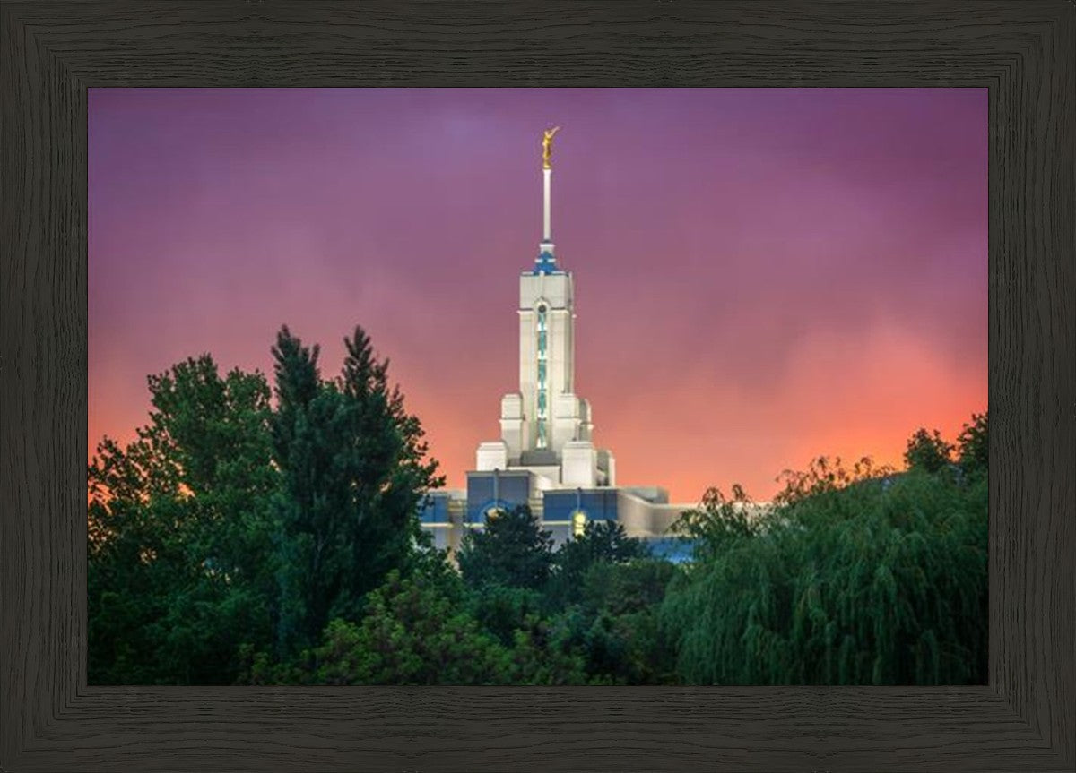 Mount Timpanogos Temple Gradient Sky
