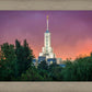 Mount Timpanogos Temple Gradient Sky