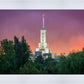 Mount Timpanogos Temple Gradient Sky