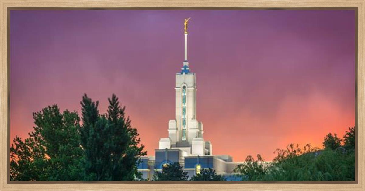 Mount Timpanogos Temple Gradient Sky