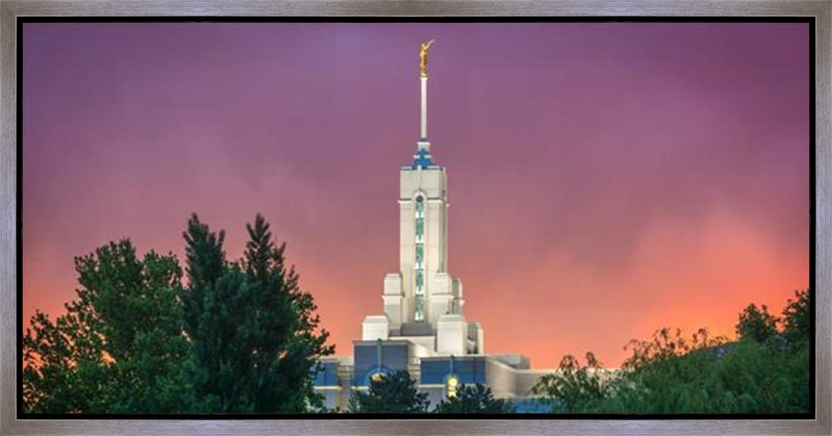 Mount Timpanogos Temple Gradient Sky