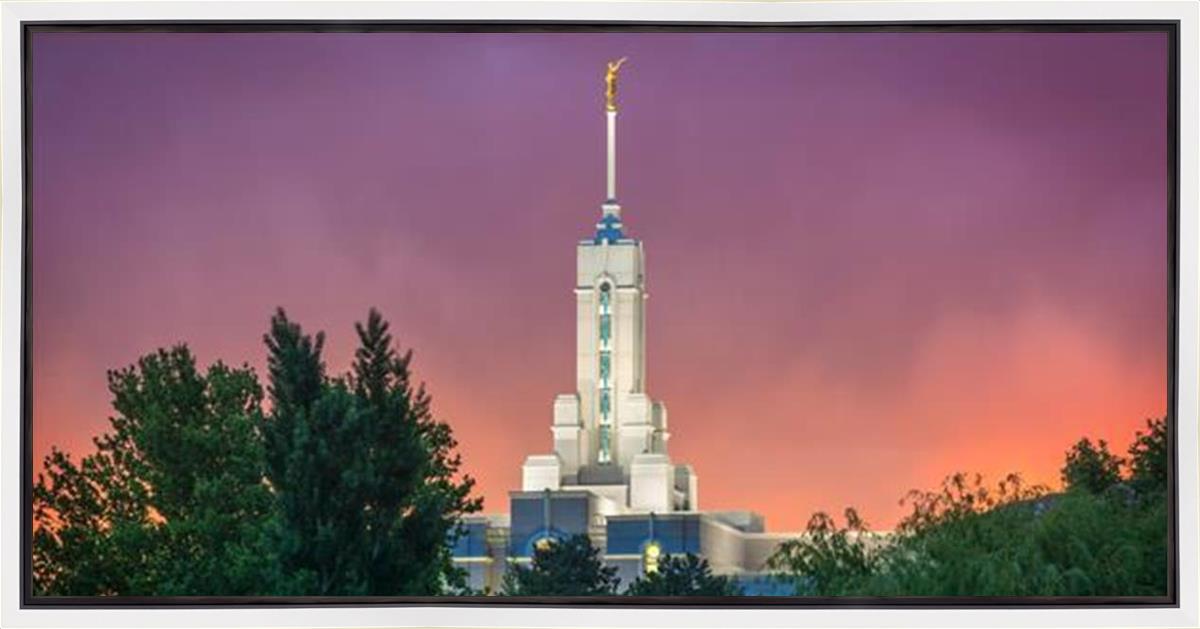 Mount Timpanogos Temple Gradient Sky