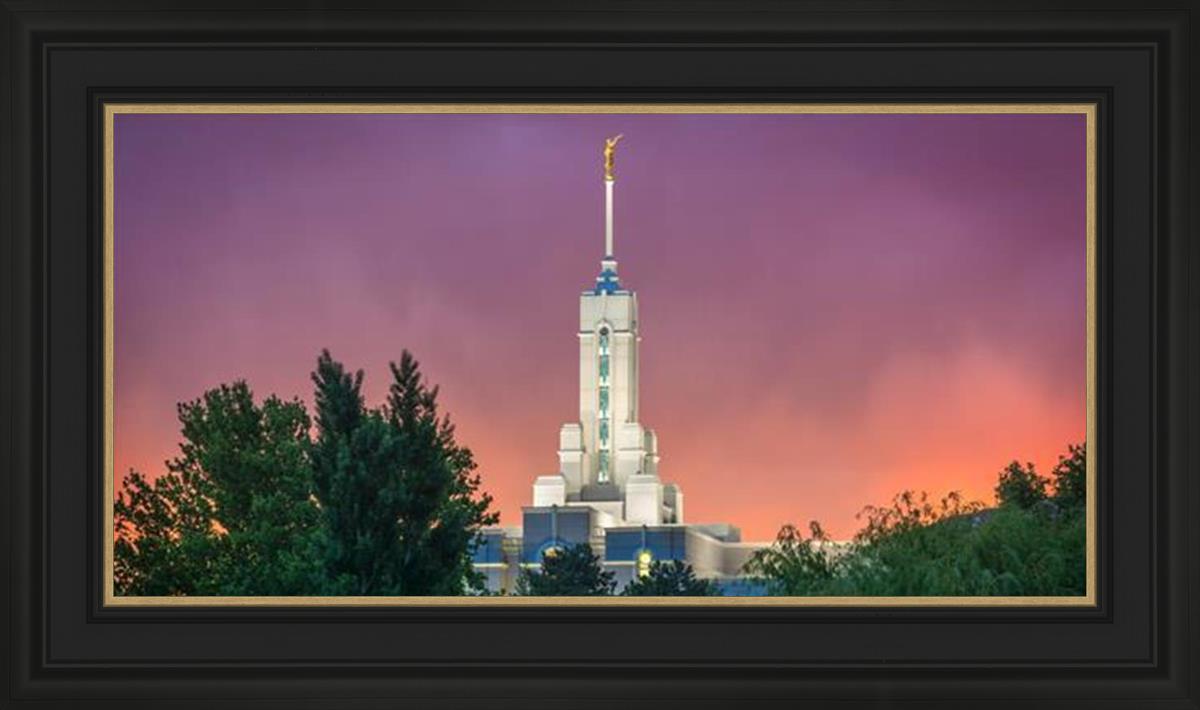Mount Timpanogos Temple Gradient Sky