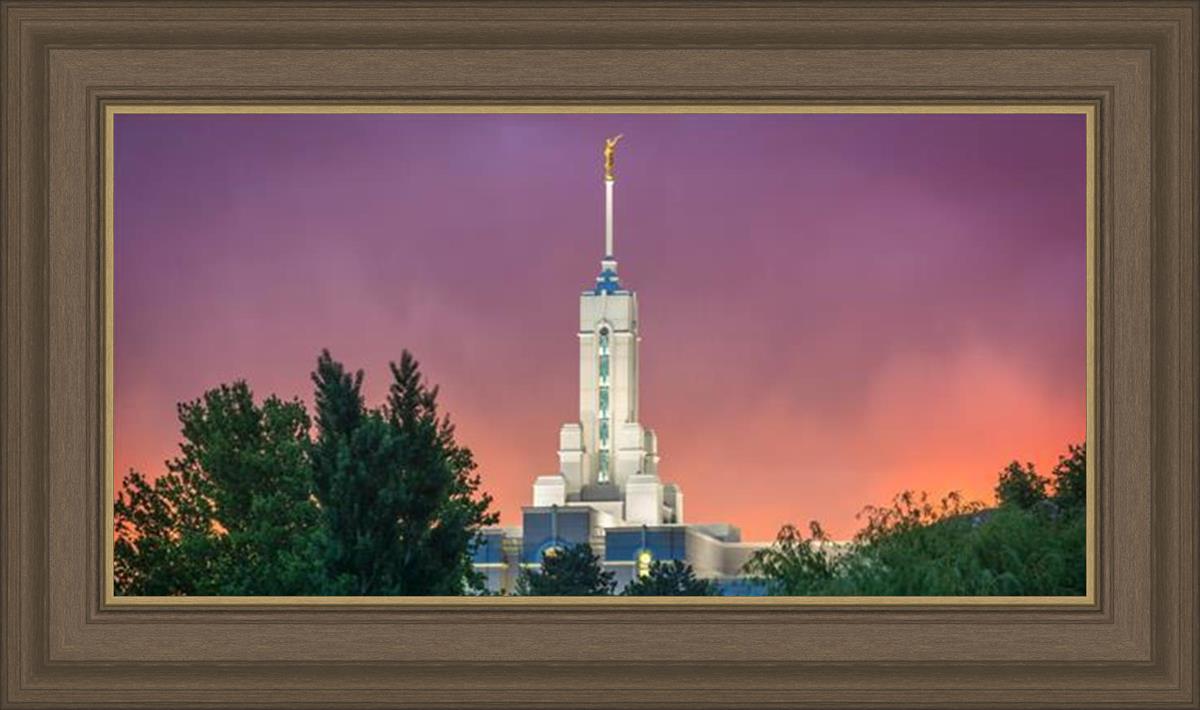 Mount Timpanogos Temple Gradient Sky