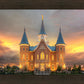 Provo City Center Temple Burning Sky