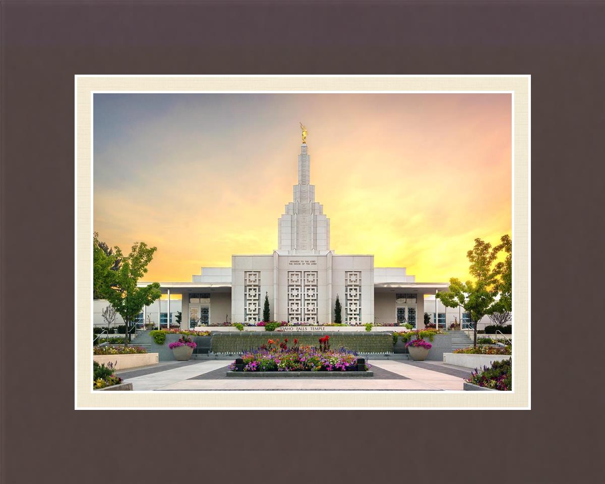 Idaho Falls Temple Summer Glow