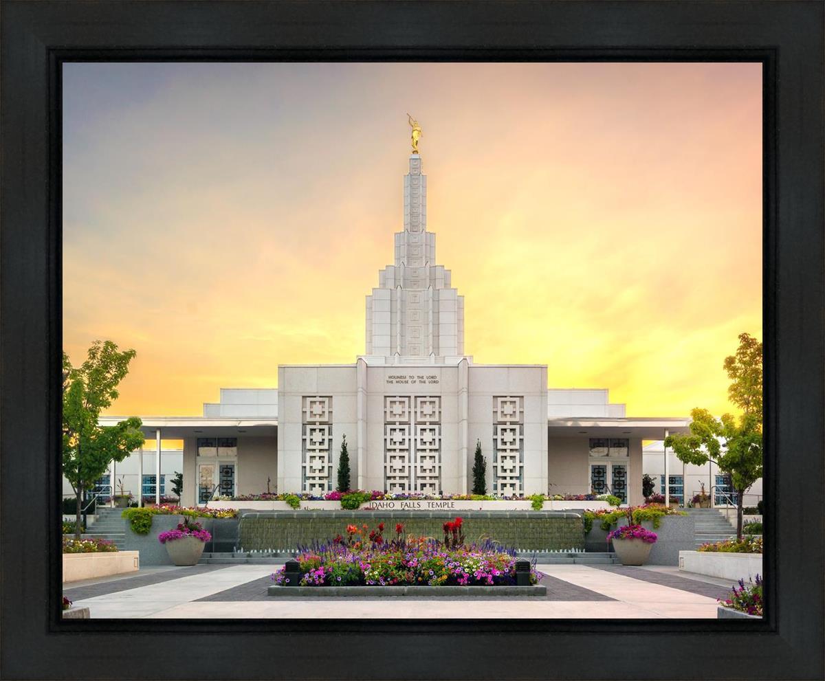 Idaho Falls Temple Summer Glow