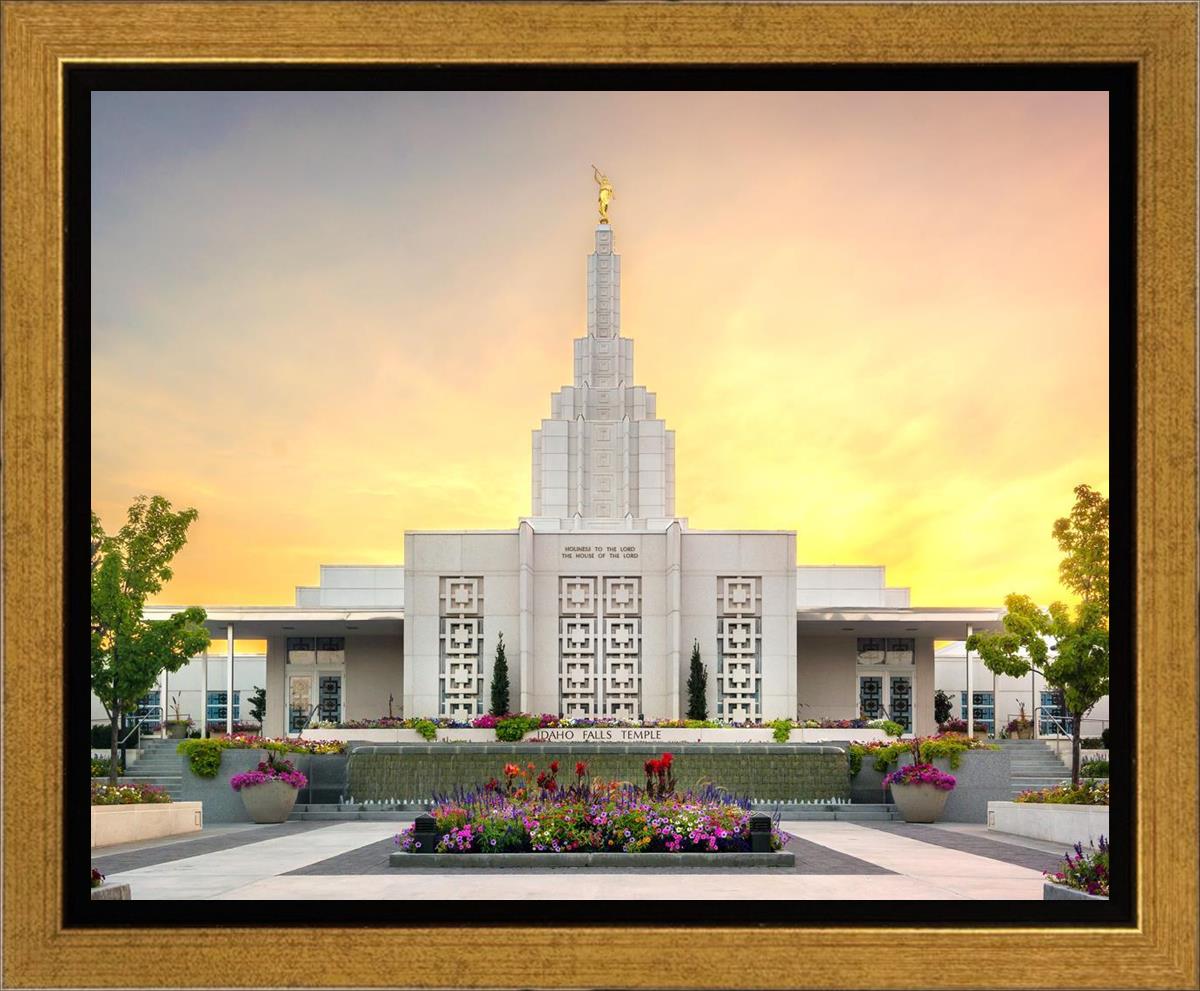 Idaho Falls Temple Summer Glow
