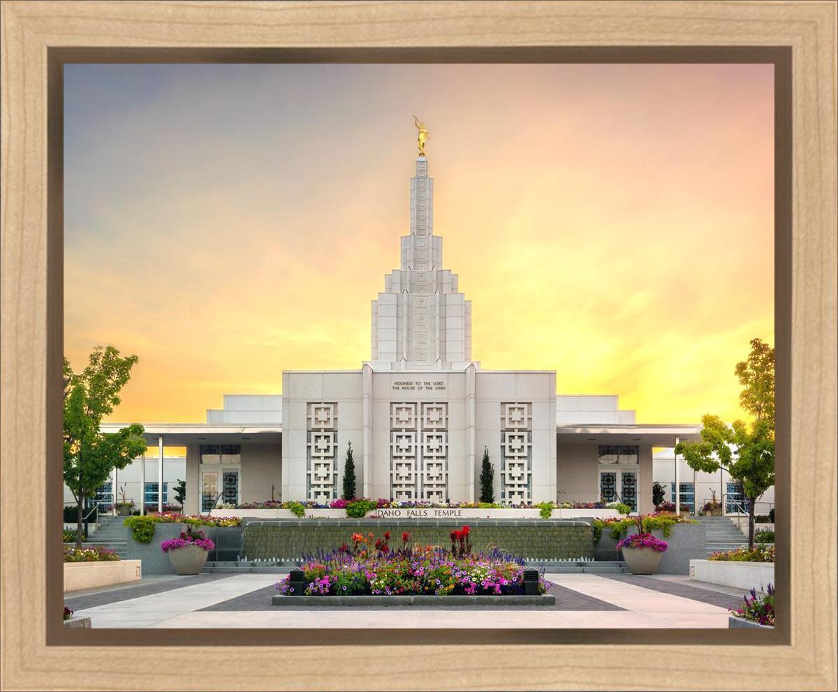 Idaho Falls Temple Summer Glow