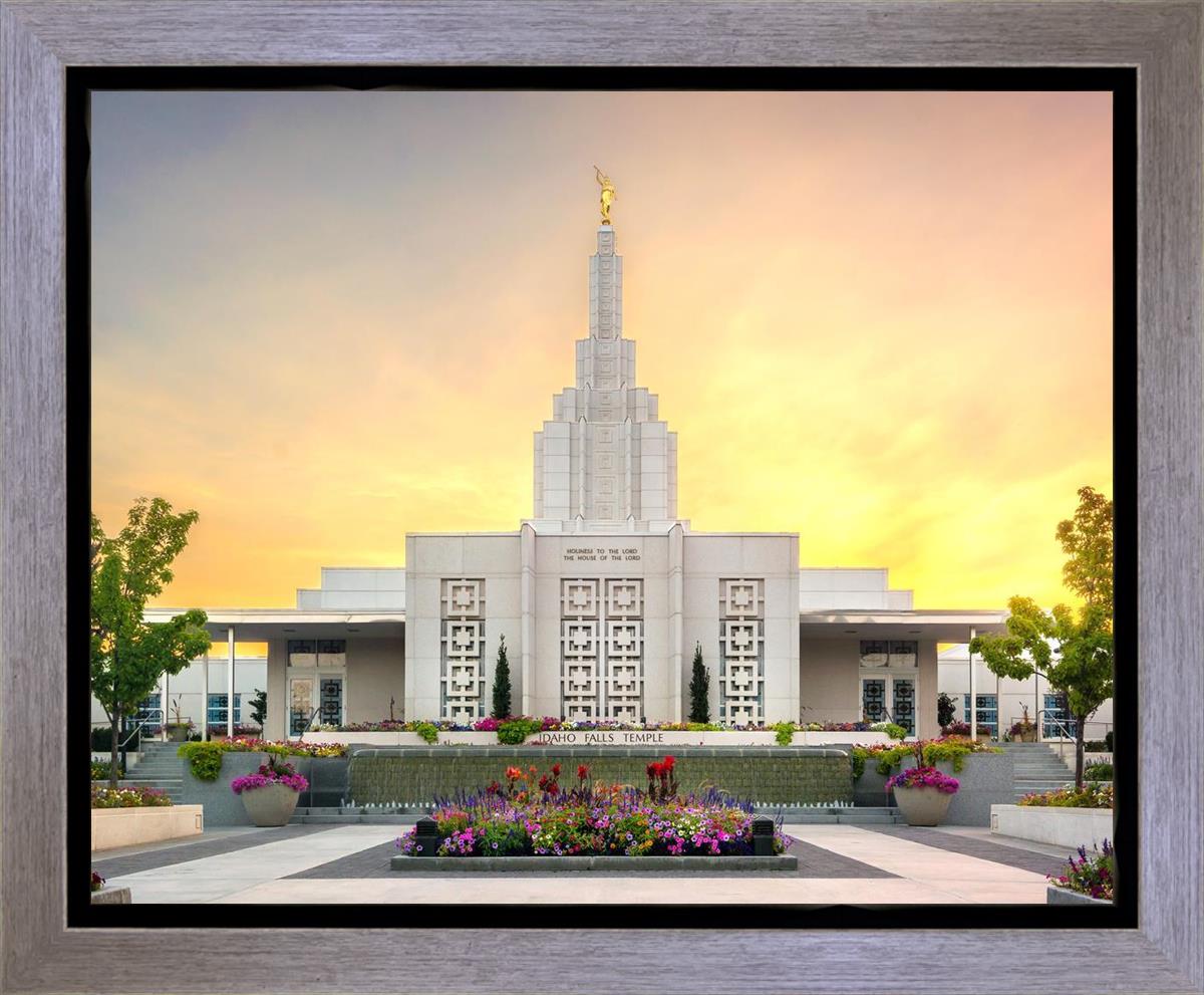 Idaho Falls Temple Summer Glow