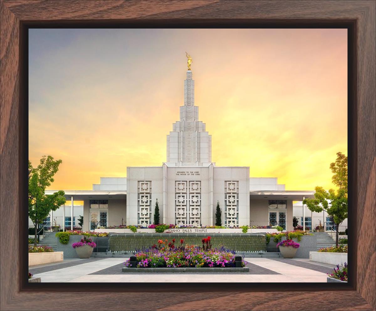 Idaho Falls Temple Summer Glow