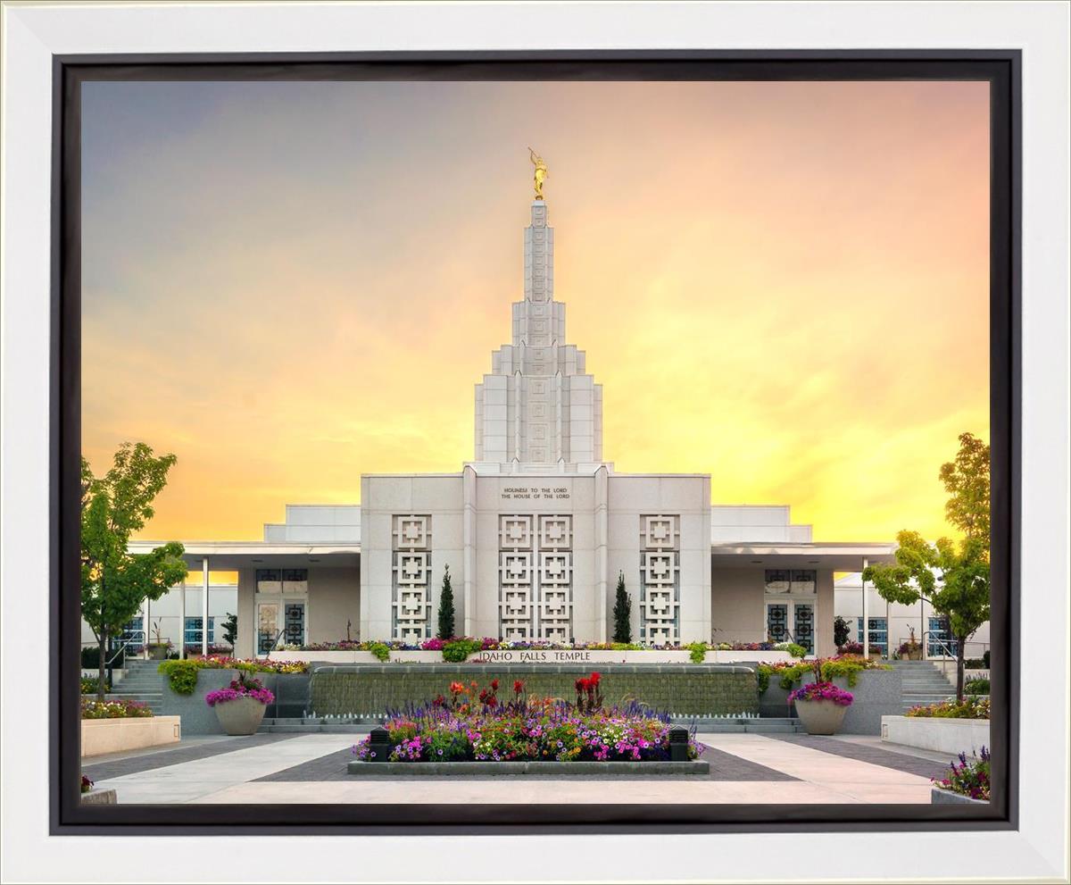 Idaho Falls Temple Summer Glow