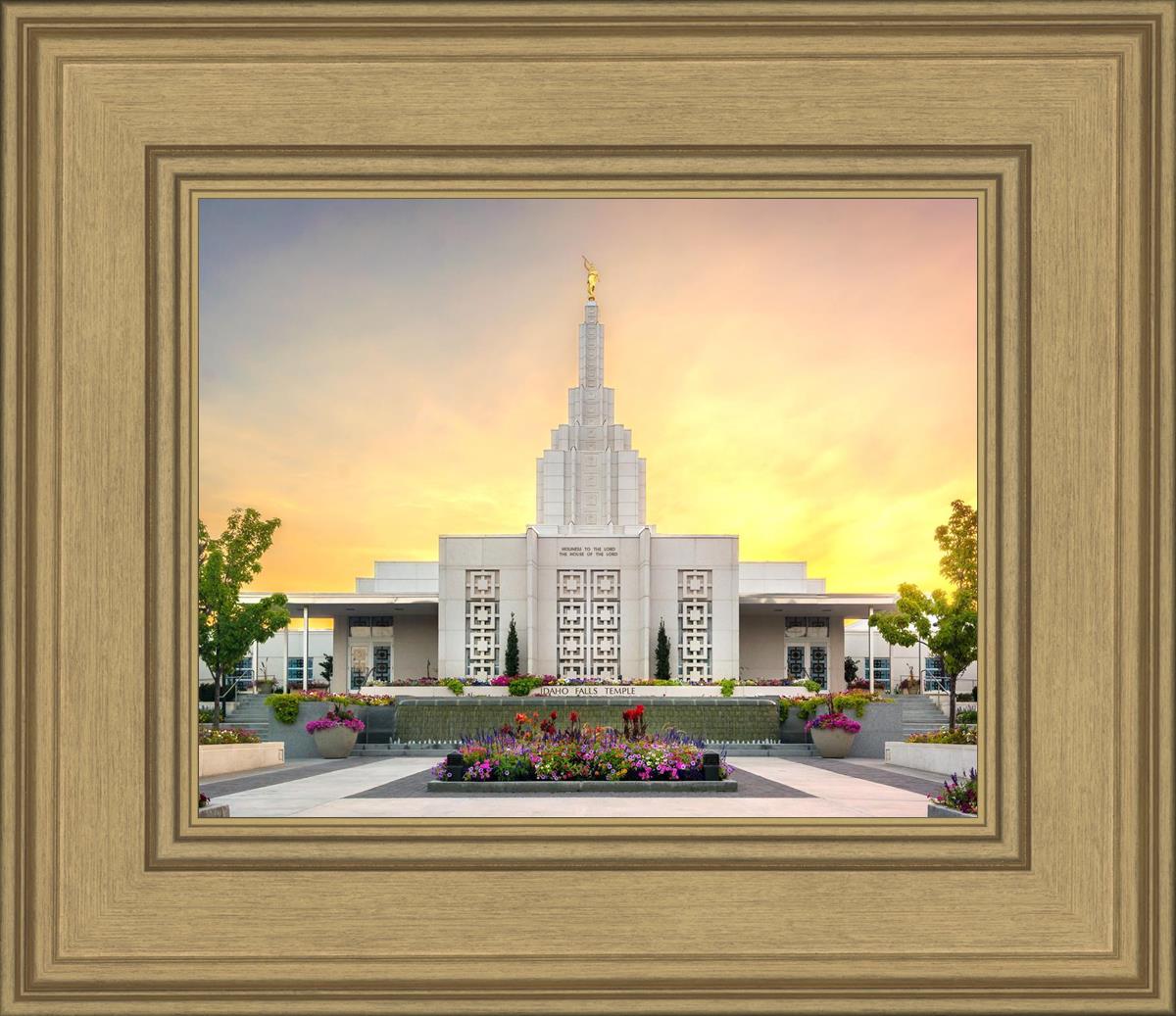 Idaho Falls Temple Summer Glow