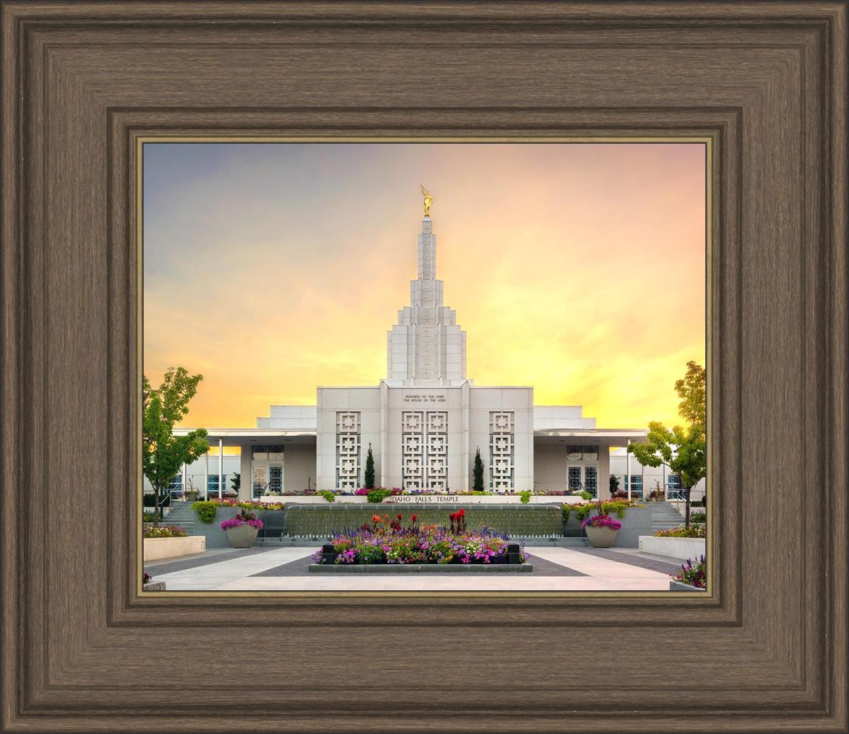Idaho Falls Temple Summer Glow