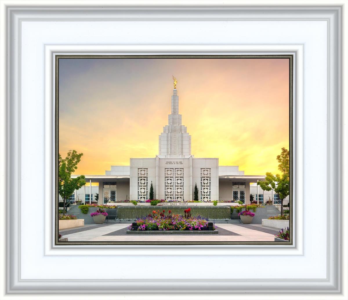 Idaho Falls Temple Summer Glow