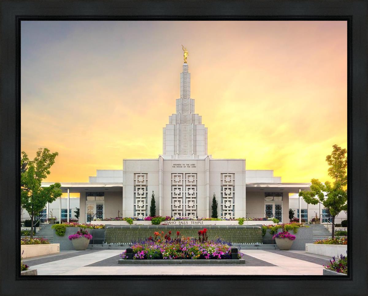 Idaho Falls Temple Summer Glow