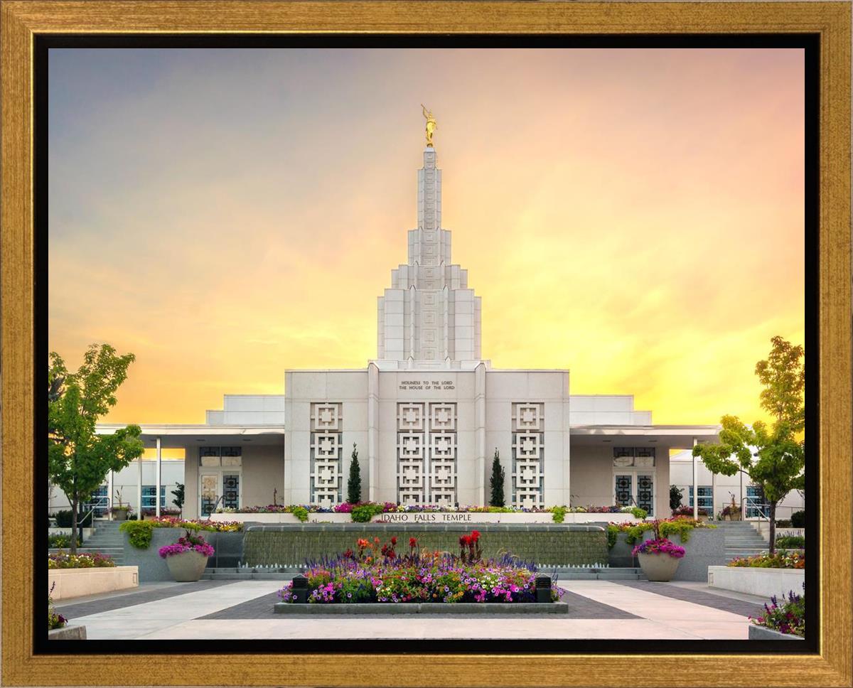 Idaho Falls Temple Summer Glow