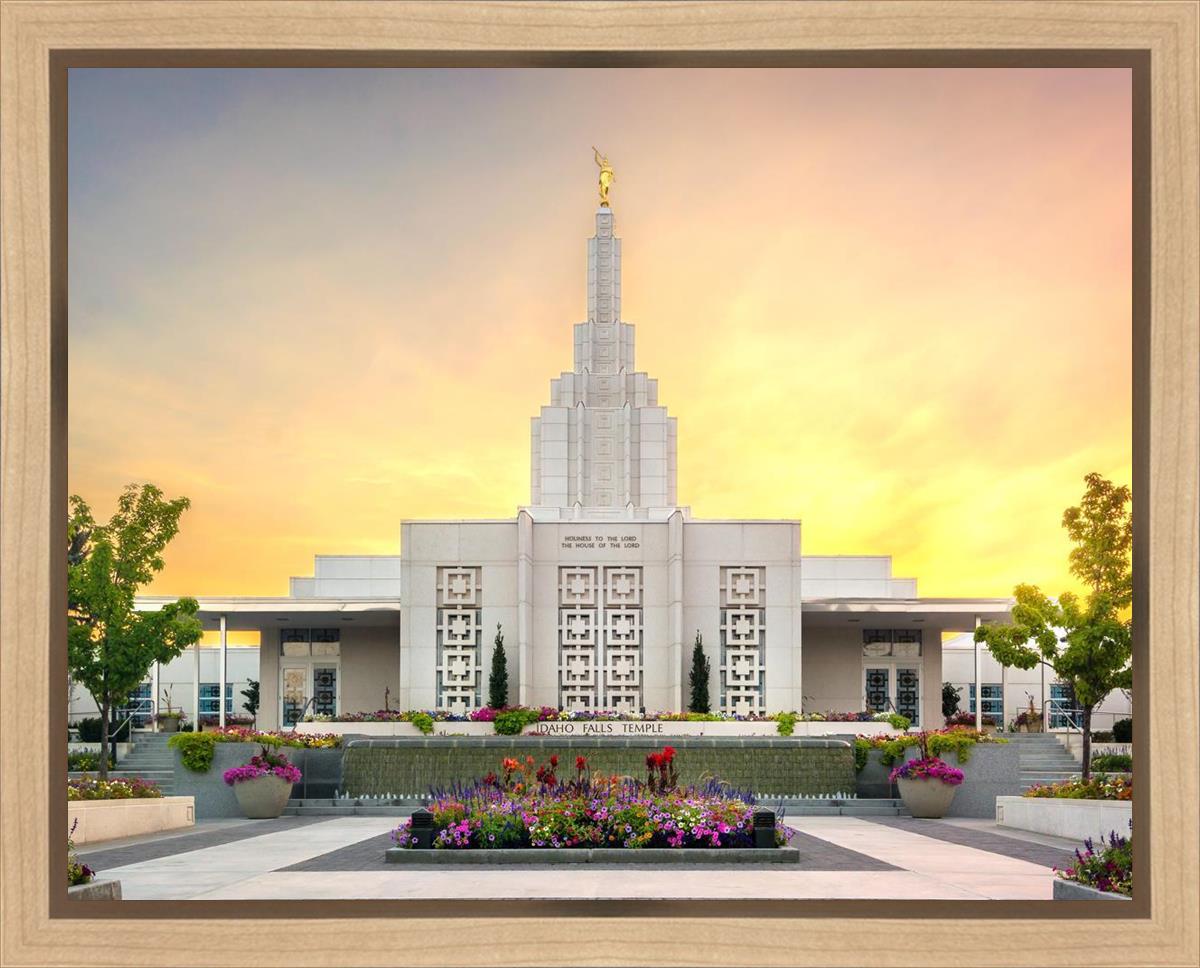 Idaho Falls Temple Summer Glow