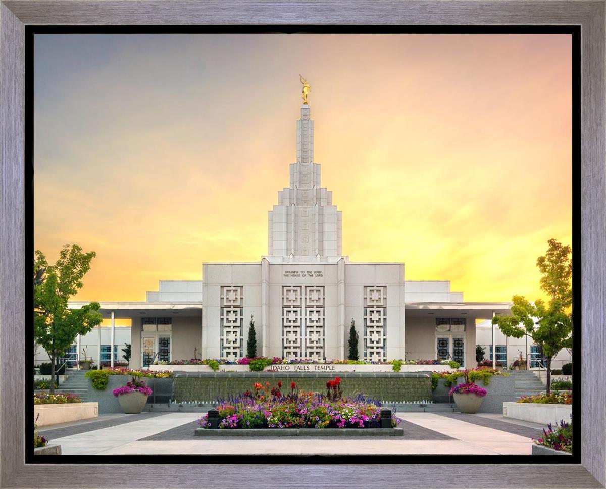Idaho Falls Temple Summer Glow