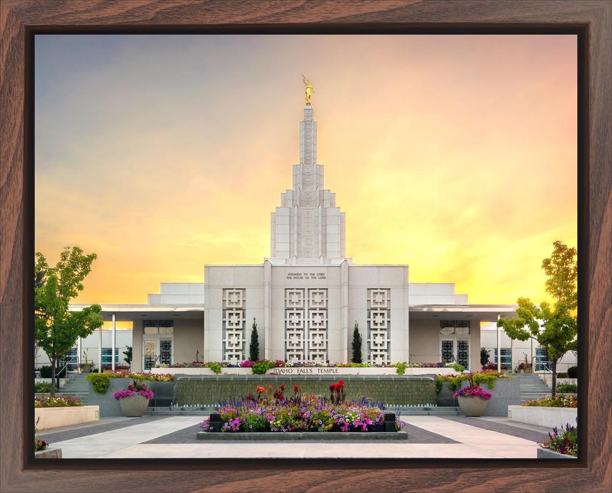Idaho Falls Temple Summer Glow