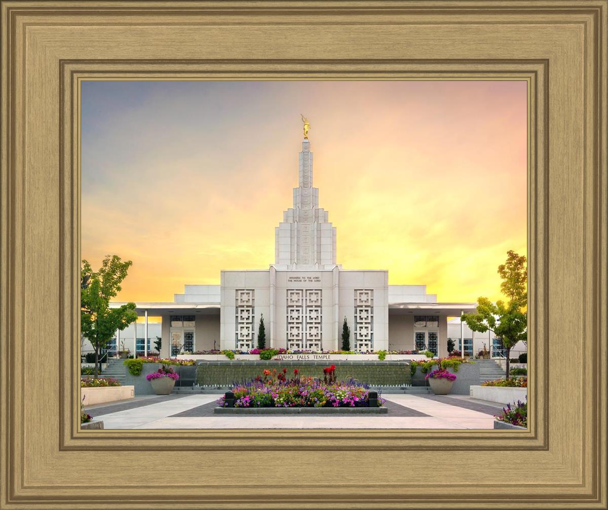 Idaho Falls Temple Summer Glow