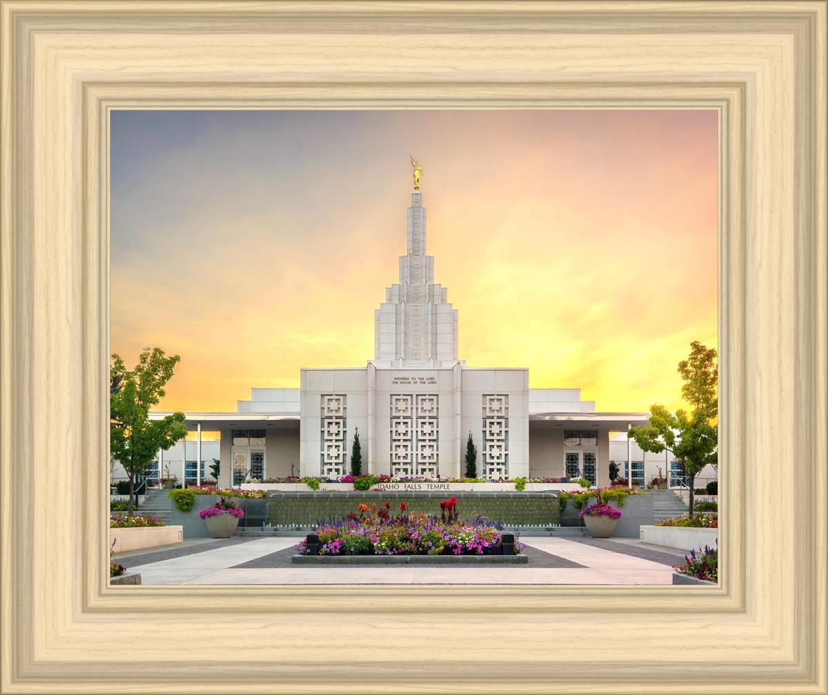Idaho Falls Temple Summer Glow