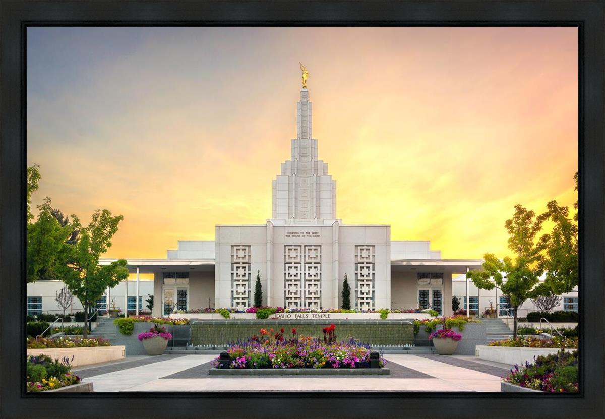 Idaho Falls Temple Summer Glow