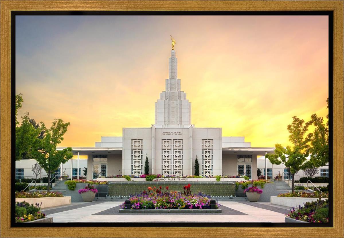 Idaho Falls Temple Summer Glow