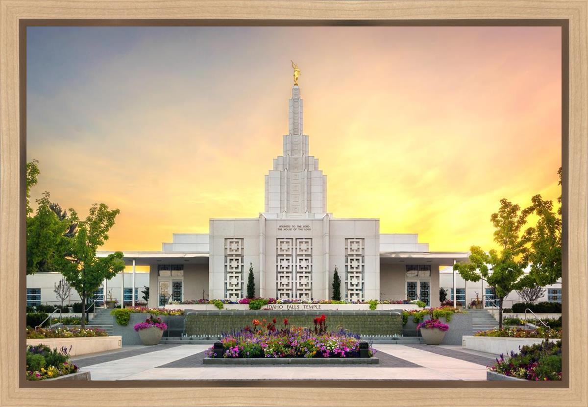 Idaho Falls Temple Summer Glow