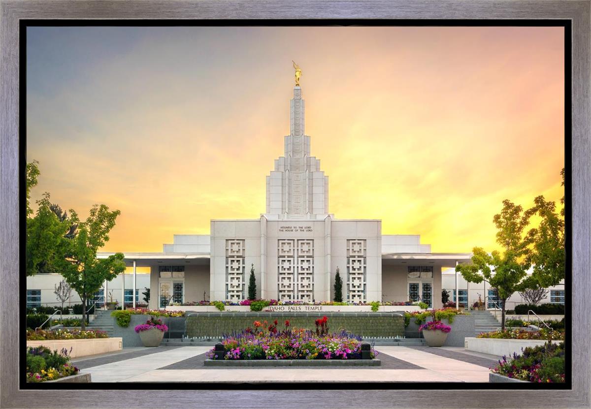 Idaho Falls Temple Summer Glow