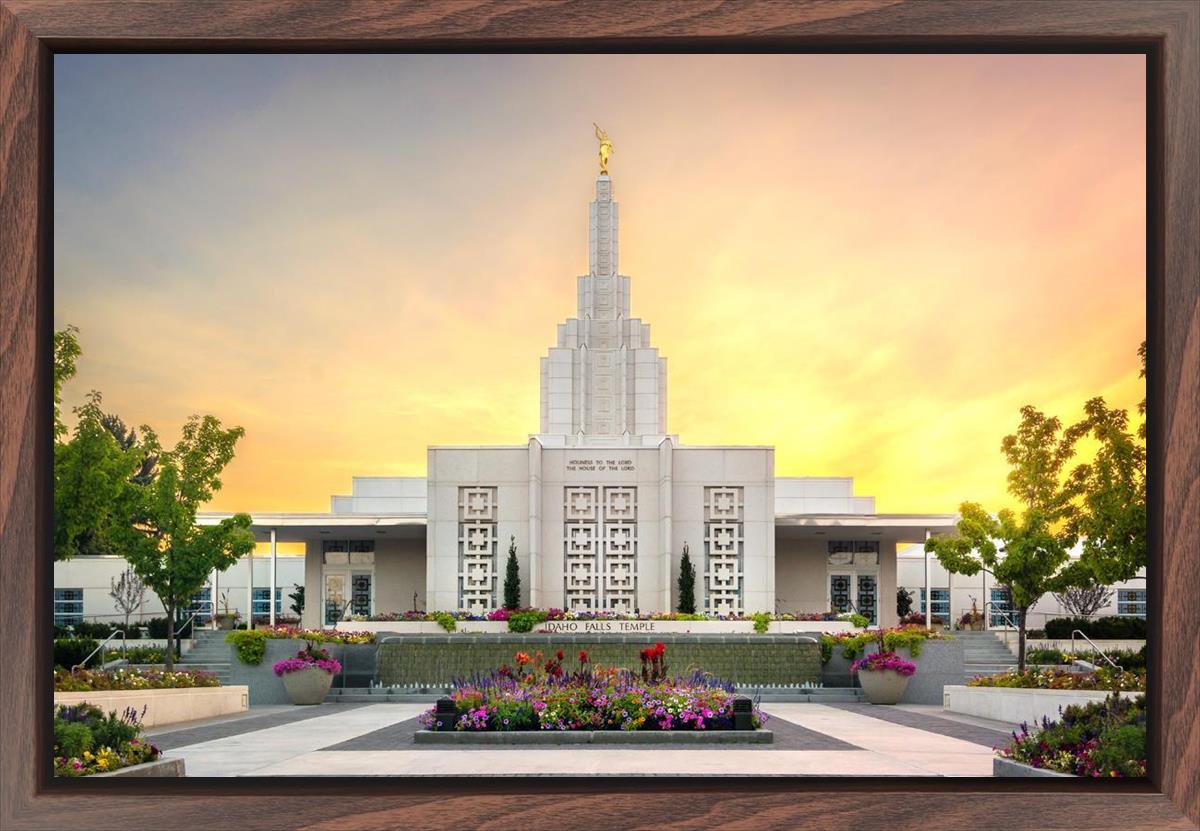 Idaho Falls Temple Summer Glow