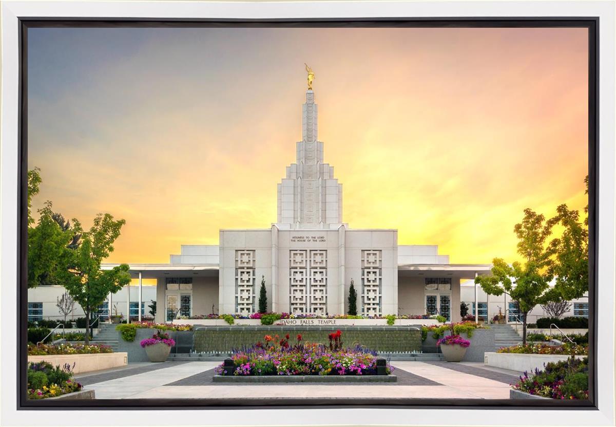 Idaho Falls Temple Summer Glow