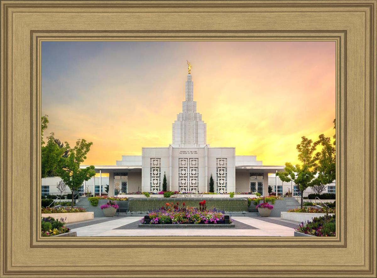 Idaho Falls Temple Summer Glow