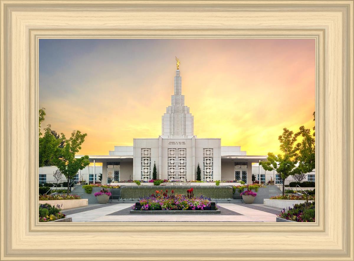 Idaho Falls Temple Summer Glow