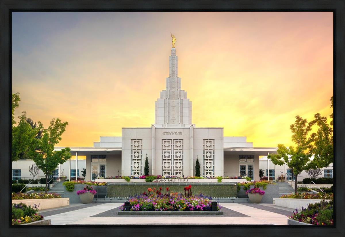 Idaho Falls Temple Summer Glow