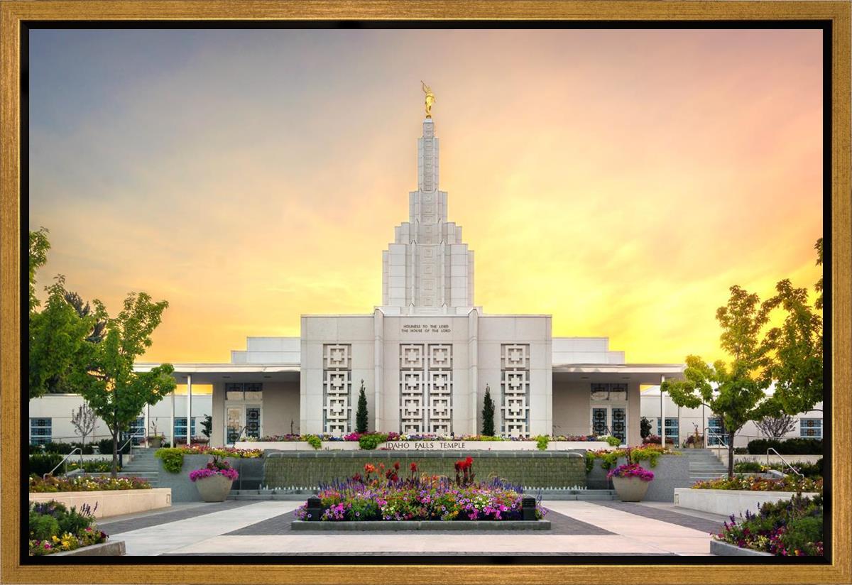 Idaho Falls Temple Summer Glow