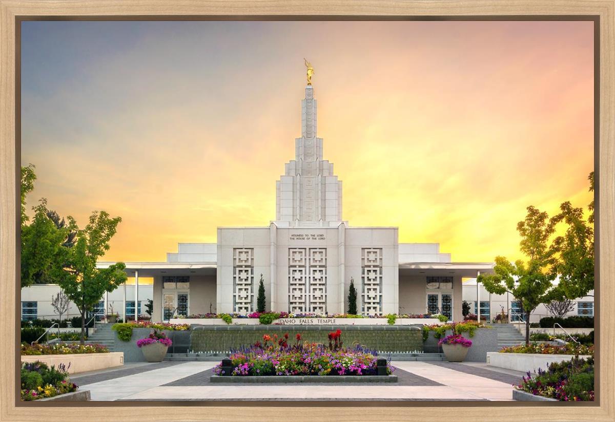 Idaho Falls Temple Summer Glow
