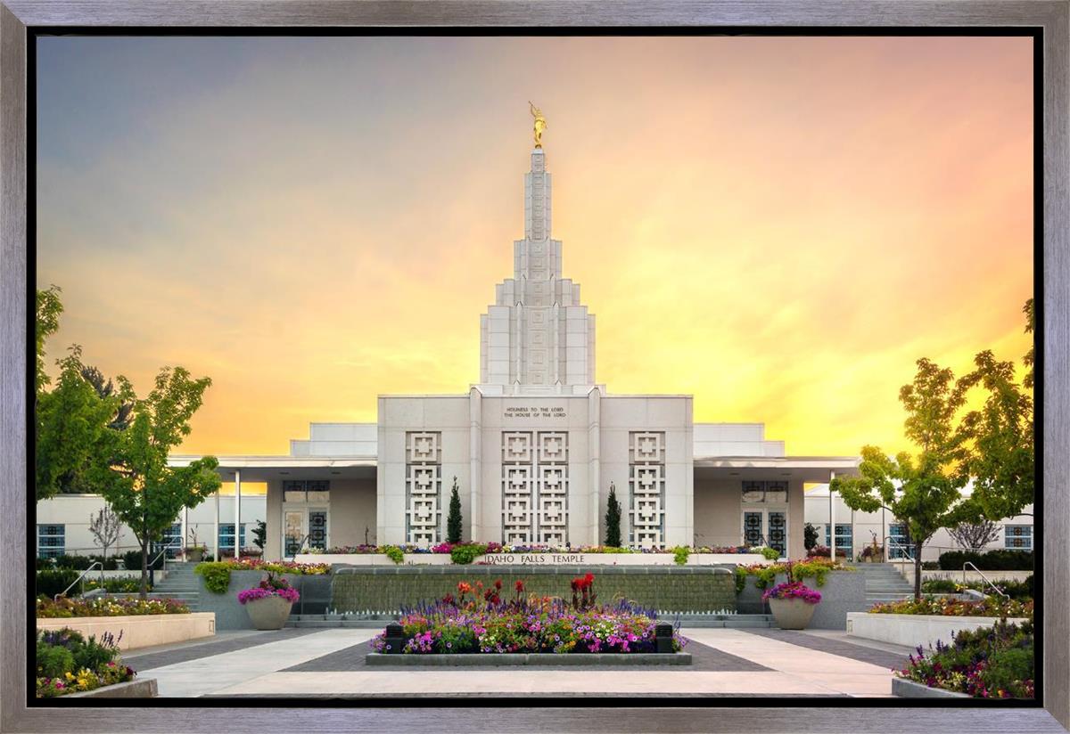Idaho Falls Temple Summer Glow