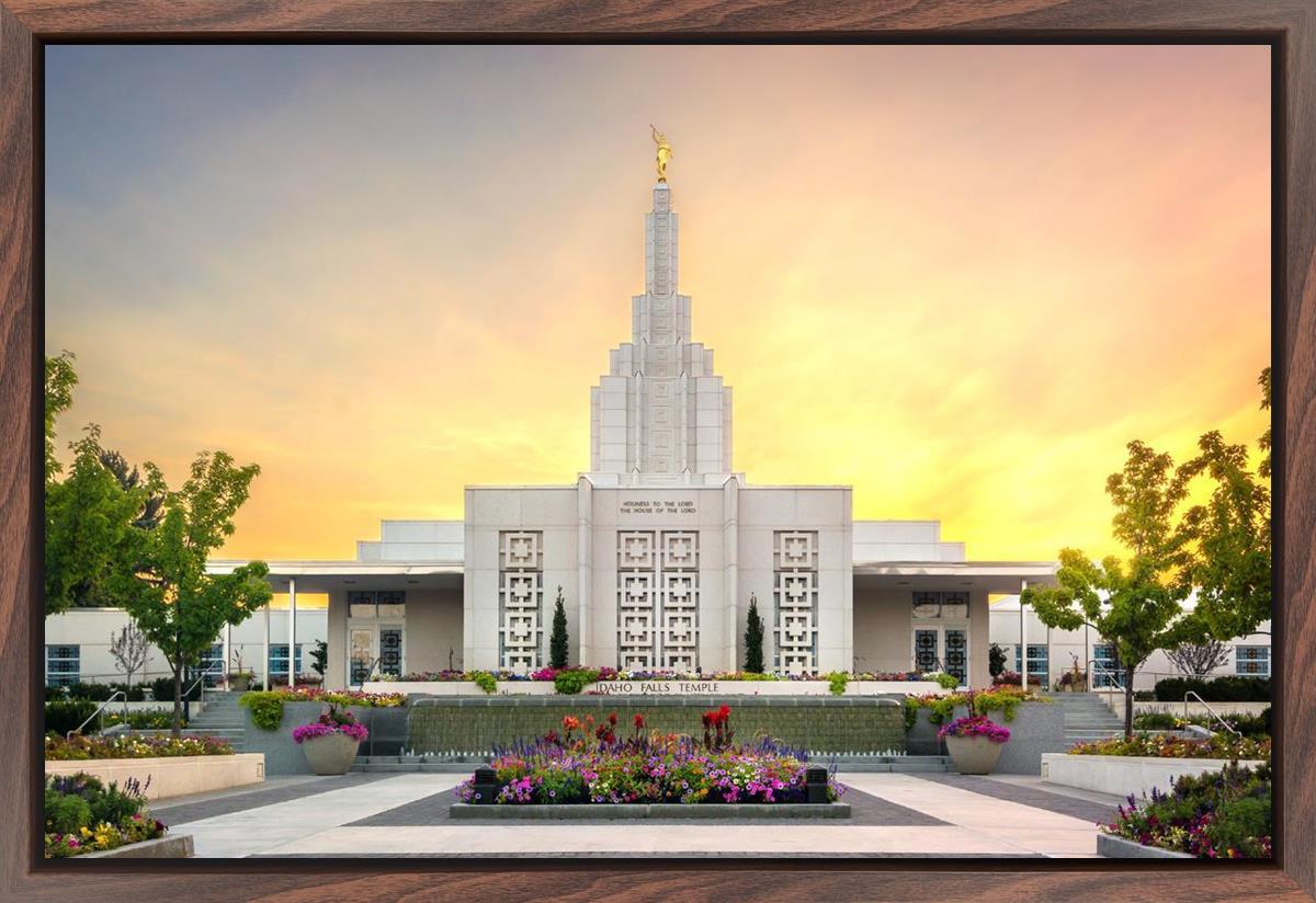 Idaho Falls Temple Summer Glow