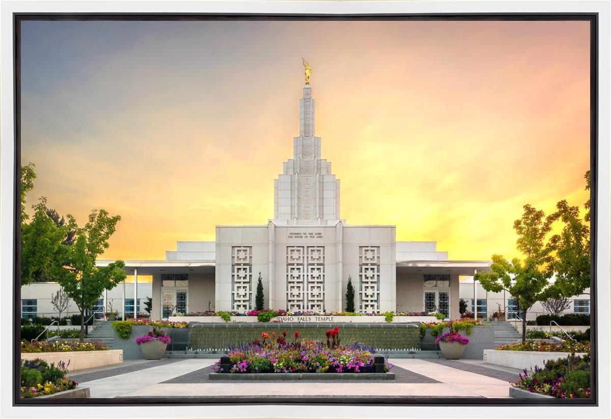 Idaho Falls Temple Summer Glow