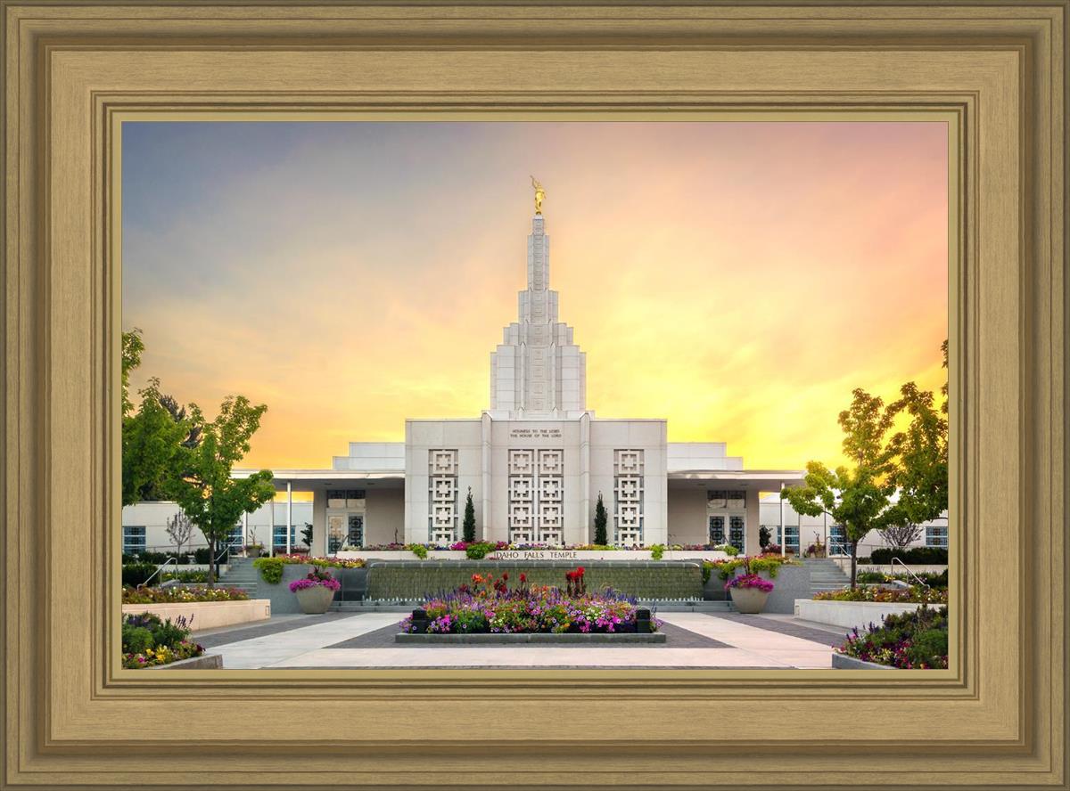 Idaho Falls Temple Summer Glow