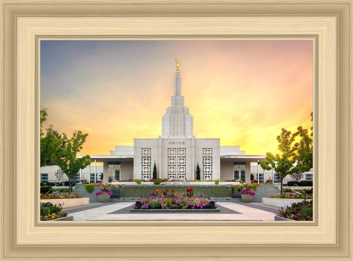 Idaho Falls Temple Summer Glow
