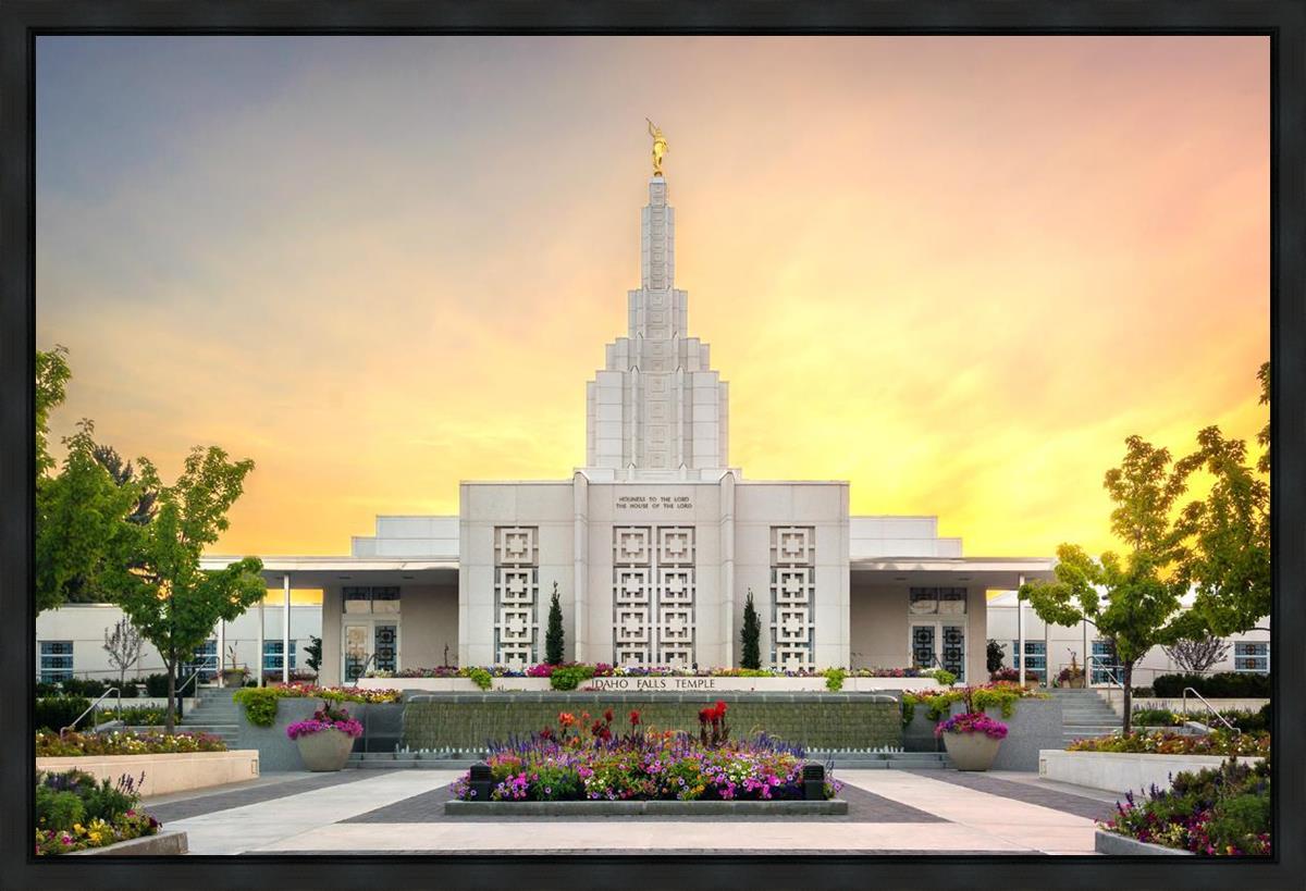 Idaho Falls Temple Summer Glow