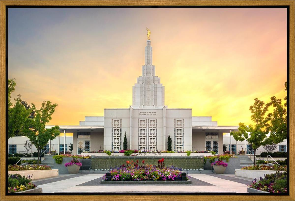 Idaho Falls Temple Summer Glow