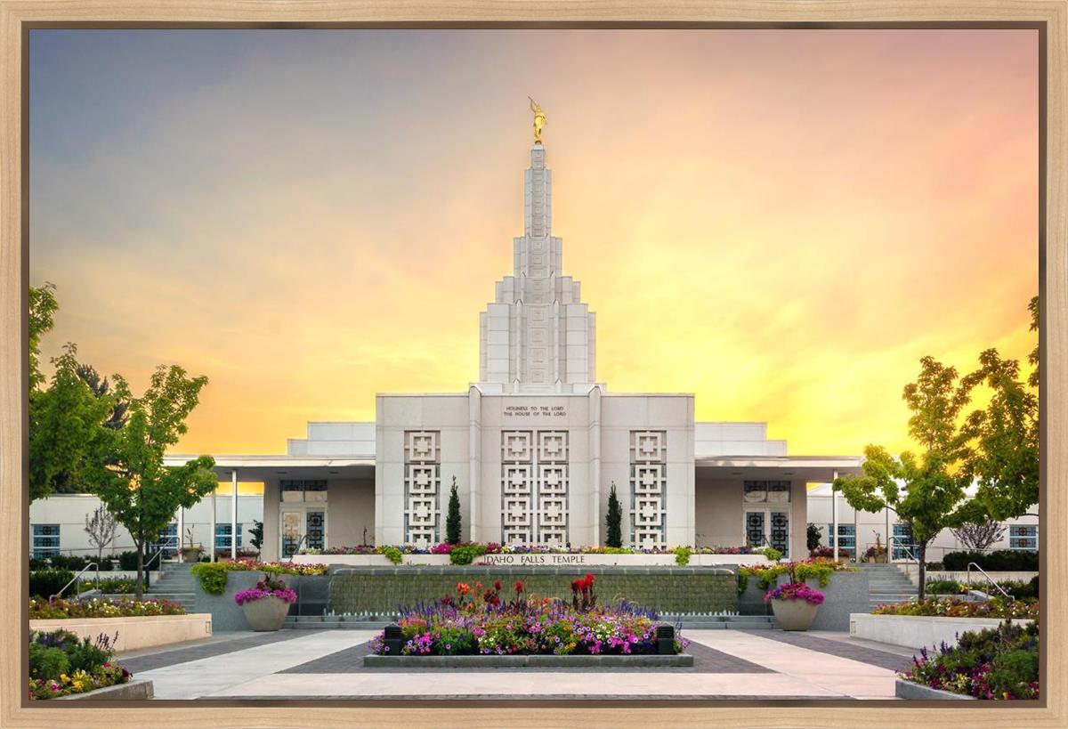 Idaho Falls Temple Summer Glow