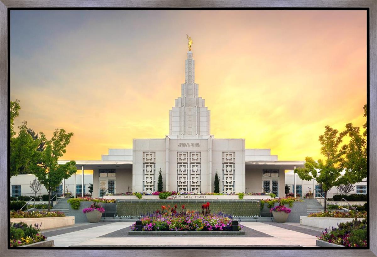 Idaho Falls Temple Summer Glow
